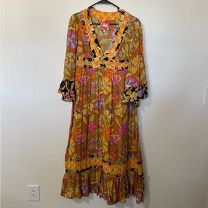 Celia B Gardenia Dress Size M